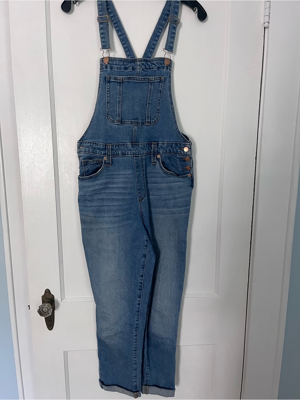 Universal Thread Light Blue Denim Overalls
